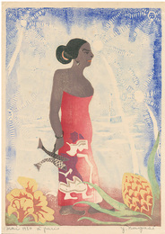 東洋の旅（3）　馬来（マレーシア）美人図　The Travel in the Orient (3) The Beauty in Malaysia