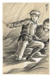 自筆画稿　Illustration