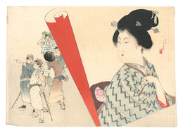 木版口絵　Kuchi-e Print