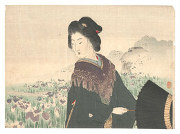 木版口絵　Kuchi-e Print