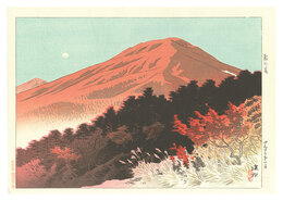 信濃十景　霜の晨　Ten Views of Shinano / Frosty Dawn