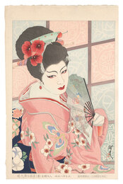 現代舞台藝華（4）　お蝶夫人 水谷八重子丈　Flowers of the Modern Stage / No. 4: Mizutani Yaeko as Madame Butterfly