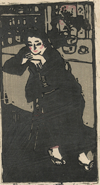 カフェの女　Woman in a Cafe