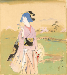 自筆画色紙　Shikishi Paper Board