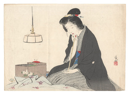 木版口絵　Kuchi-e Print