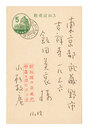 自筆葉書　Postcard