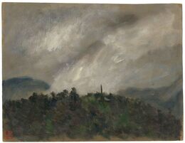 自筆画 京都風景　Painting : The View of Kyoto