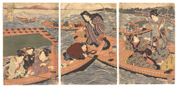 東都深川沖釣之図　Offshore Fishing at Fukagawa in the Eastern Capital