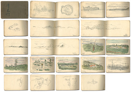 自筆デッサン帖　樺太行　Sumio's Sketch Book : Karafuto