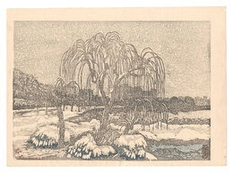 新東京風景六景　不忍池　New Six Views of Tokyo / Shinobazu Pond