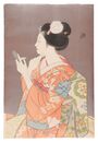 舞妓　Maiko Powdering Her Face