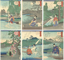諸国六玉河　Six Jewel Rivers in Various Provinces