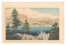 箱根芦ノ湖之新緑　Fresh Green at Lake Ashinoko, Hakone