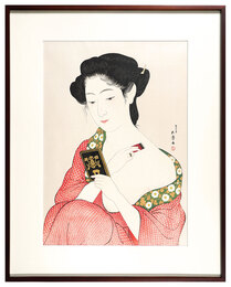 化粧の女【復刻版】　Woman Applying Make-up【Reproduction】