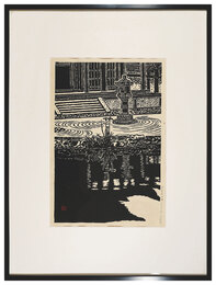 平等院池畔　Pond in Byodo-in