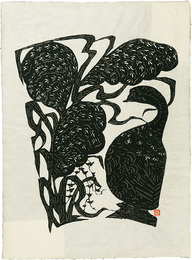 鳥と薄（仮題）　A Bird and Silver Grass (tentative title)