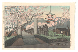 上野公園東照宮の桜花　Cherry Blossoms at Toshogu in Ueno Park