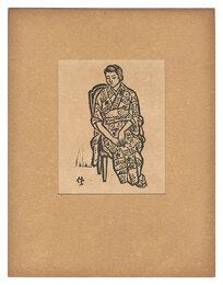 ゆかた着の女　Woman Wearing a Summer Kimono