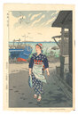 福浦（浜の娘）　Girl on the Shore, Fukuura