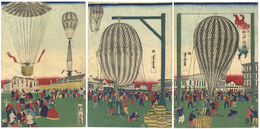 風船昇遥図　Balloon Ascensions