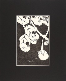 玄圃瑤華　茄子【復刻版】　Flowers of the Kunlun Mountains / Eggplant 【Reproduction】