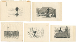 自筆画稿　Sketches