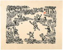 村童野球戯之図　Children Playing Baseball