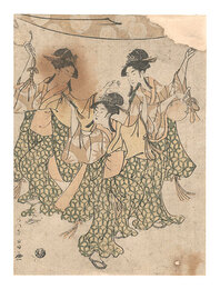 美人画　Three Women Dancing
