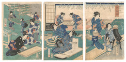 蚕養草　Silkworm Cultivation