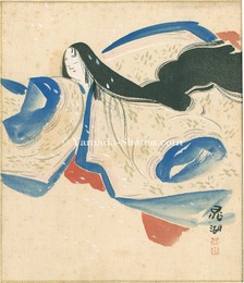 自筆色紙　Shikishi