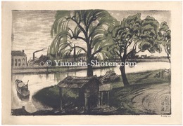 大阪風景　川崎の渡　Sight in Osaka / Ferry at Kawasaki