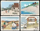 木版画集　幼な心の四季