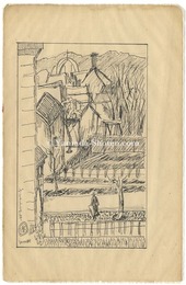 自筆画　ヴィクトリアにて　Drawing : At Victoria