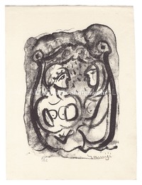 椅子による二人の女　Two Women Leaning on a Chair