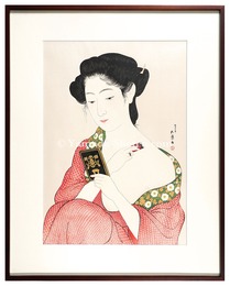 化粧の女【復刻版】　Woman Applying Make-up【Reproduction】
