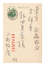 自筆葉書　Postcard