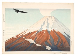 冨士の曙光　Light of Dawn at Mount Fuji