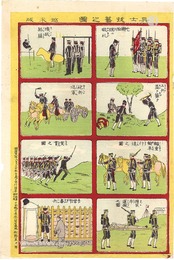 兵士技芸之図　Picture of Soldiers' Activities