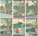 諸国六玉河　Six Jewel Rivers in Various Provinces