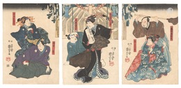 芝居絵　Scene from a Kabuki Play