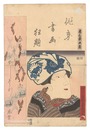 俳家書画狂題　尾上菊次郎 　Combined Pictures and Calligraphy of Actor-Poets / Onoe Kikujiro