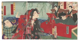 芝居絵　Scene from a Kabuki Play