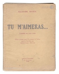 （仏）お前は私を好きになる　Tu m'aimeras