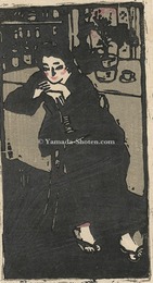 カフェの女　Woman in a Cafe