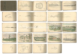 自筆デッサン帖　樺太行　Sumio's Sketch Book : Karafuto