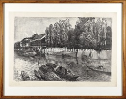 大阪風景　東横堀川　Sight in Osaka / Toyoko, Horikawa River 