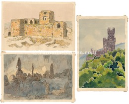 自筆画稿　Sketches