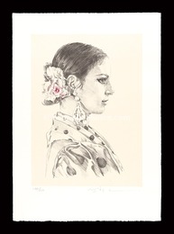 フラメンコの女　A Flamenco Dancer