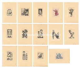 単色版画　Monochrome prints