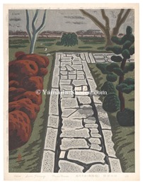 石だたみ（黄梅院）　Stone Pavement (Oubai-in)